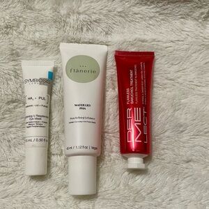 Red and White Eye Cream Skincare